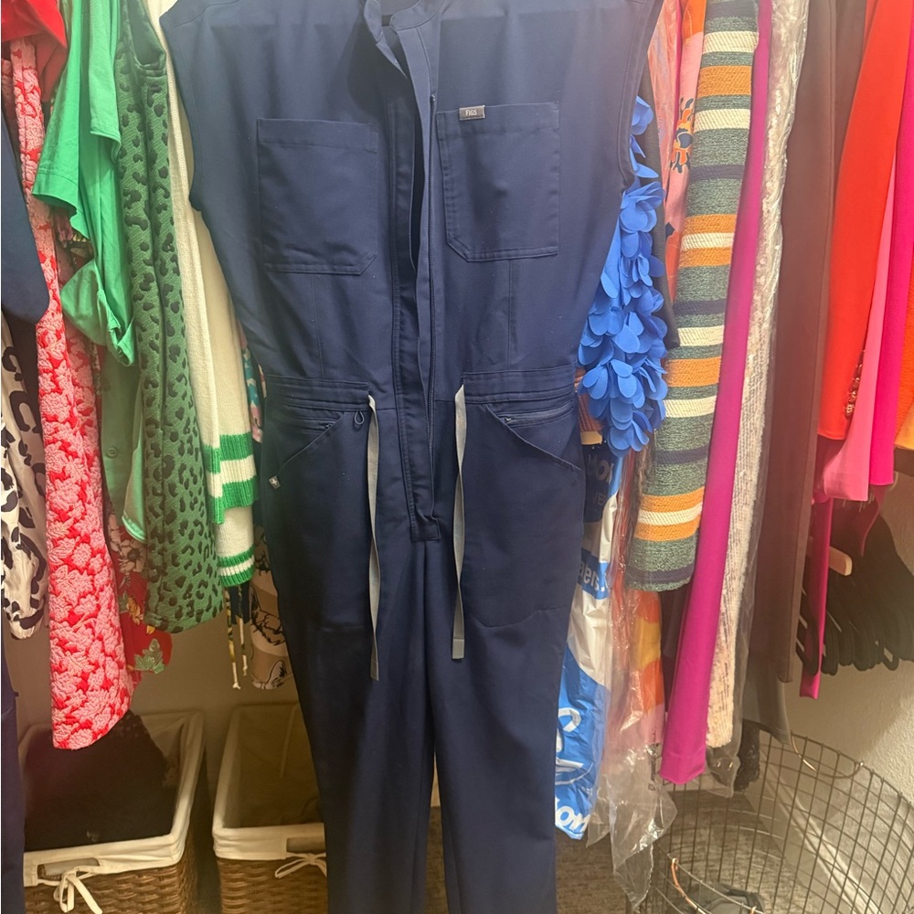 Figs Navy Blue Jumpsuit Romper